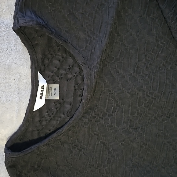 Stretchy XL Women's Black Alia Top Long Sleeve - Picture 3 of 10